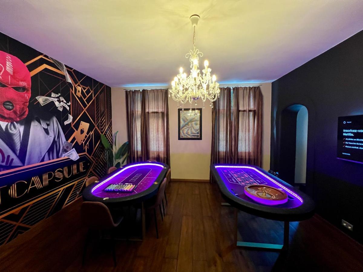 Апартаменти Capsule Casino - Jacuzzi - Billard - Netflix - Console & Jeux Монс Екстер'єр фото