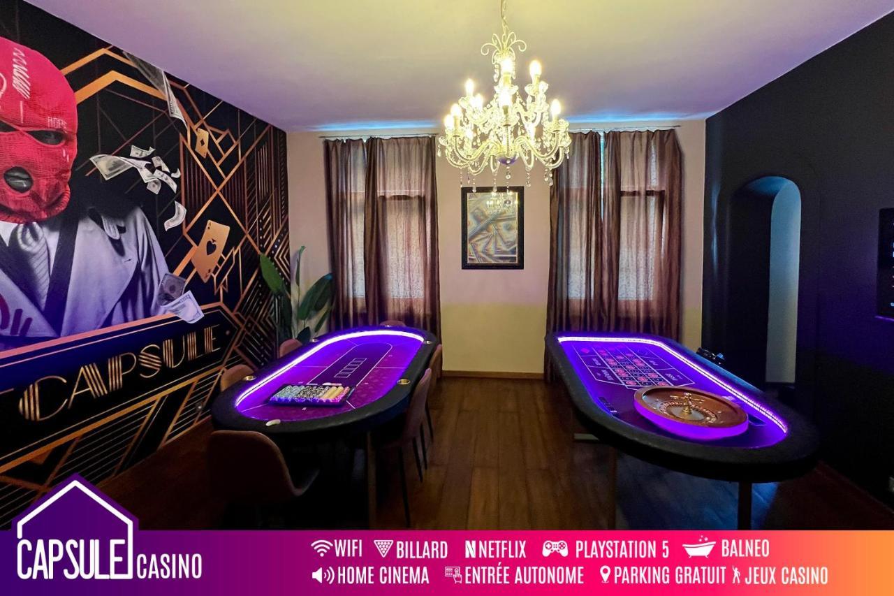 Апартаменти Capsule Casino - Jacuzzi - Billard - Netflix - Console & Jeux Монс Екстер'єр фото